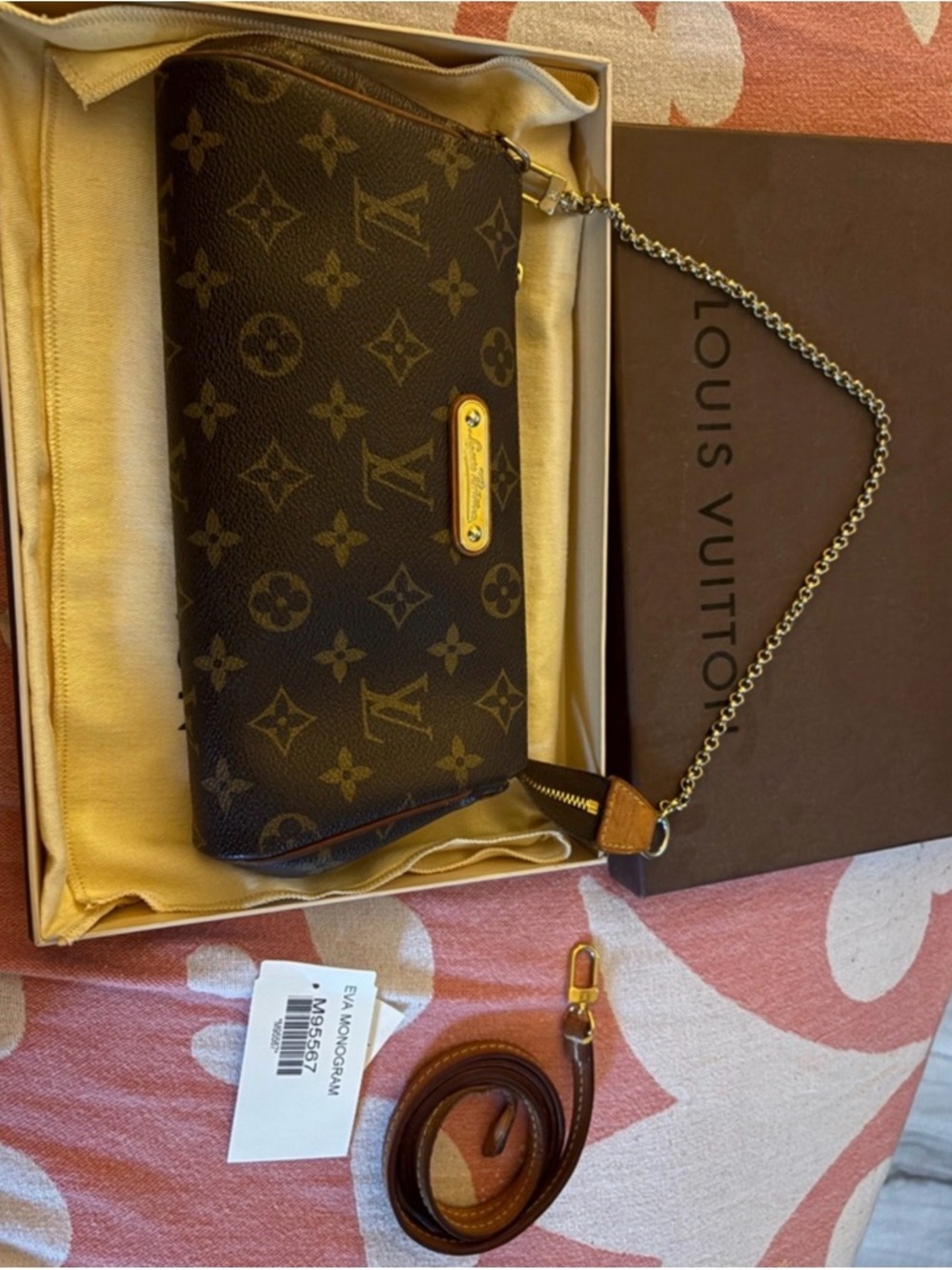 Authentic Louis Vuitton EVA Monogram Crossbody